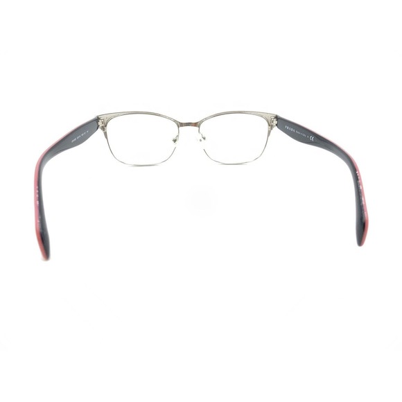 Prada VPR 65R 1BO-1O1 Black Silver Pink Eyeglasses Frames 53-16 140 Italy Women - Picture 5 of 12